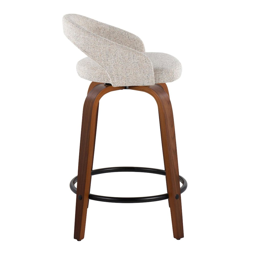 Grotto Upholstered 24" Fixed-Height Counter Stool - Set of 2