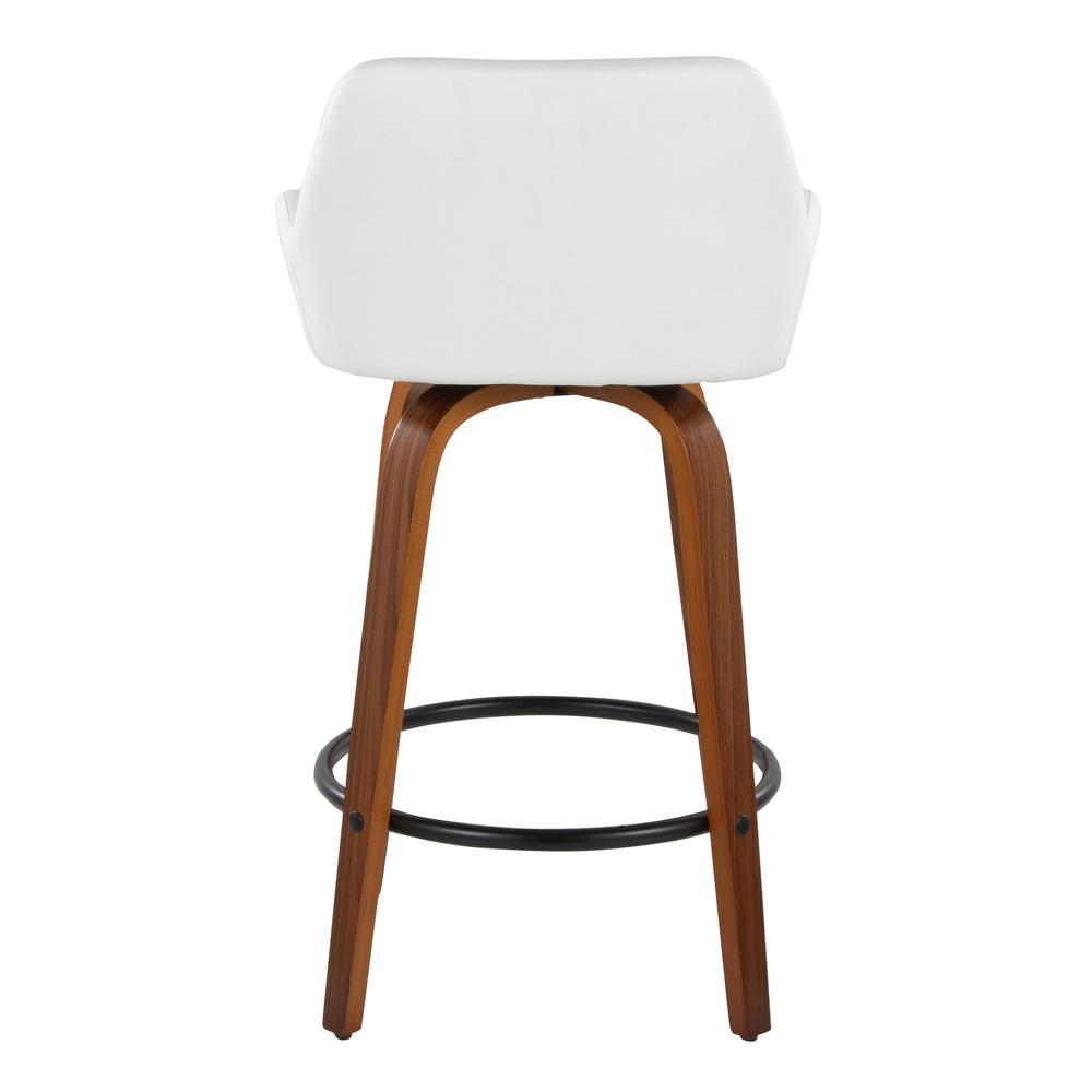 Brown Daniella 26" Fixed-Height Counter Stool - Set of 2