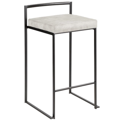 Fuji Stacker 26" Fixed-Height Counter Stool - Set of 3
