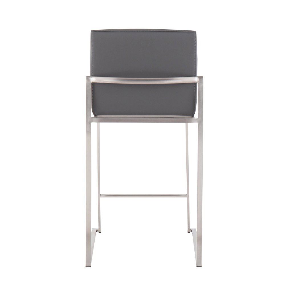 Fuji High Back 26" Fixed-Height Counter Stool - Set Of3