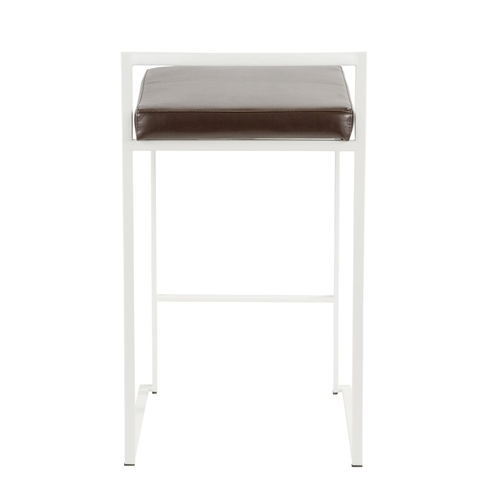 Fuji Stacker 26" Fixed-Height Counter Stool - Set of 3