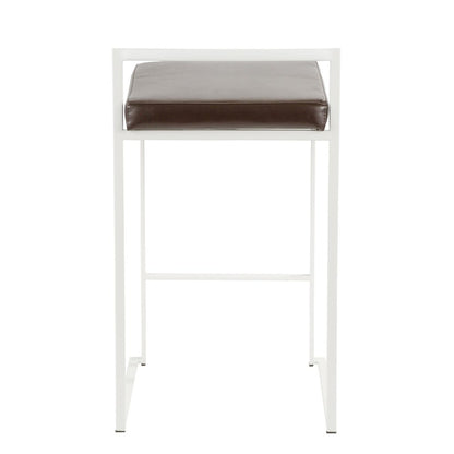 Fuji Stacker 26" Fixed-Height Counter Stool - Set of 3