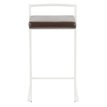 Fuji Stacker 26" Fixed-Height Counter Stool - Set of 3