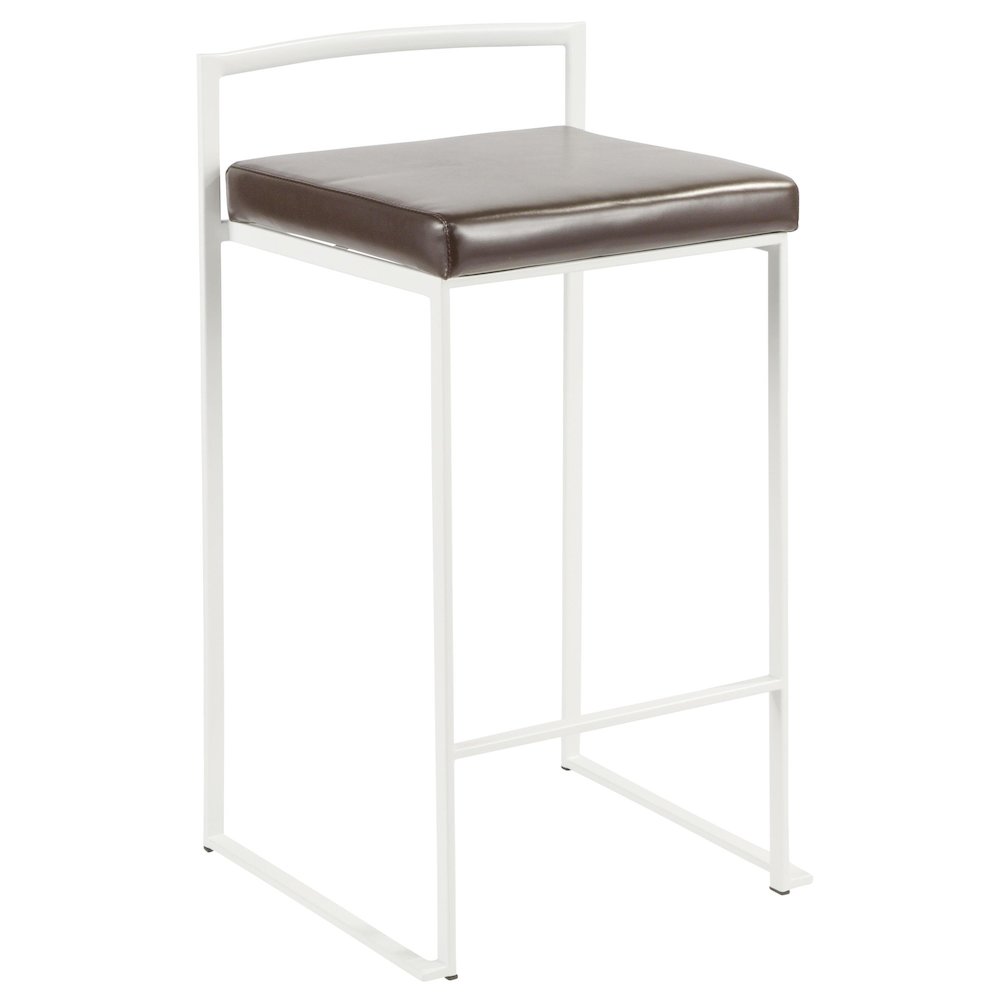 Fuji Stacker 26" Fixed-Height Counter Stool - Set of 3
