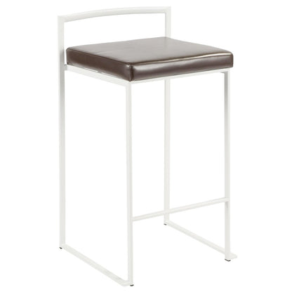 Fuji Stacker 26" Fixed-Height Counter Stool - Set of 3