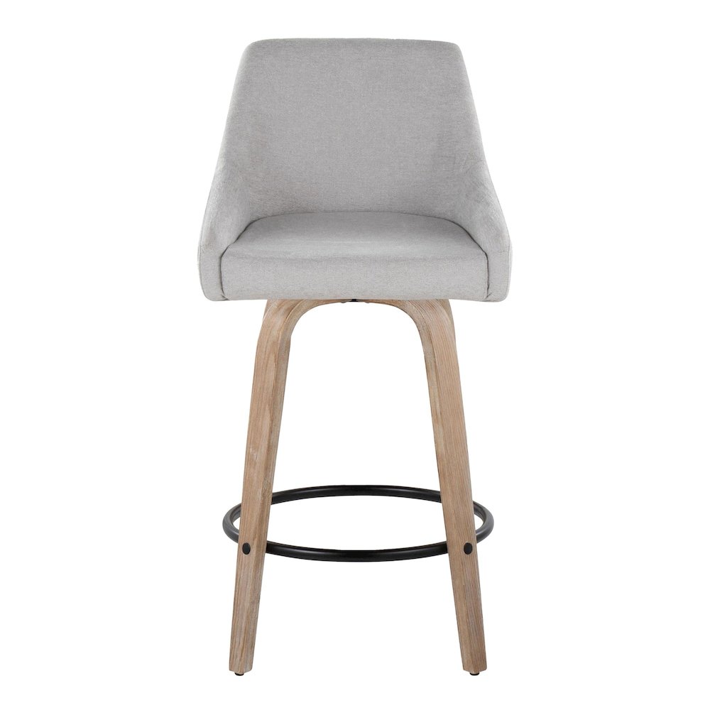 Hannah 26" Fixed-Height Counter Stool - Set of 2