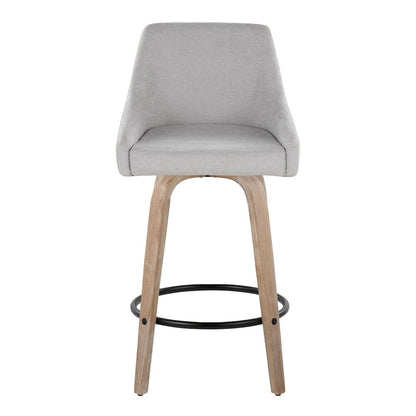 Hannah 26" Fixed-Height Counter Stool - Set of 2