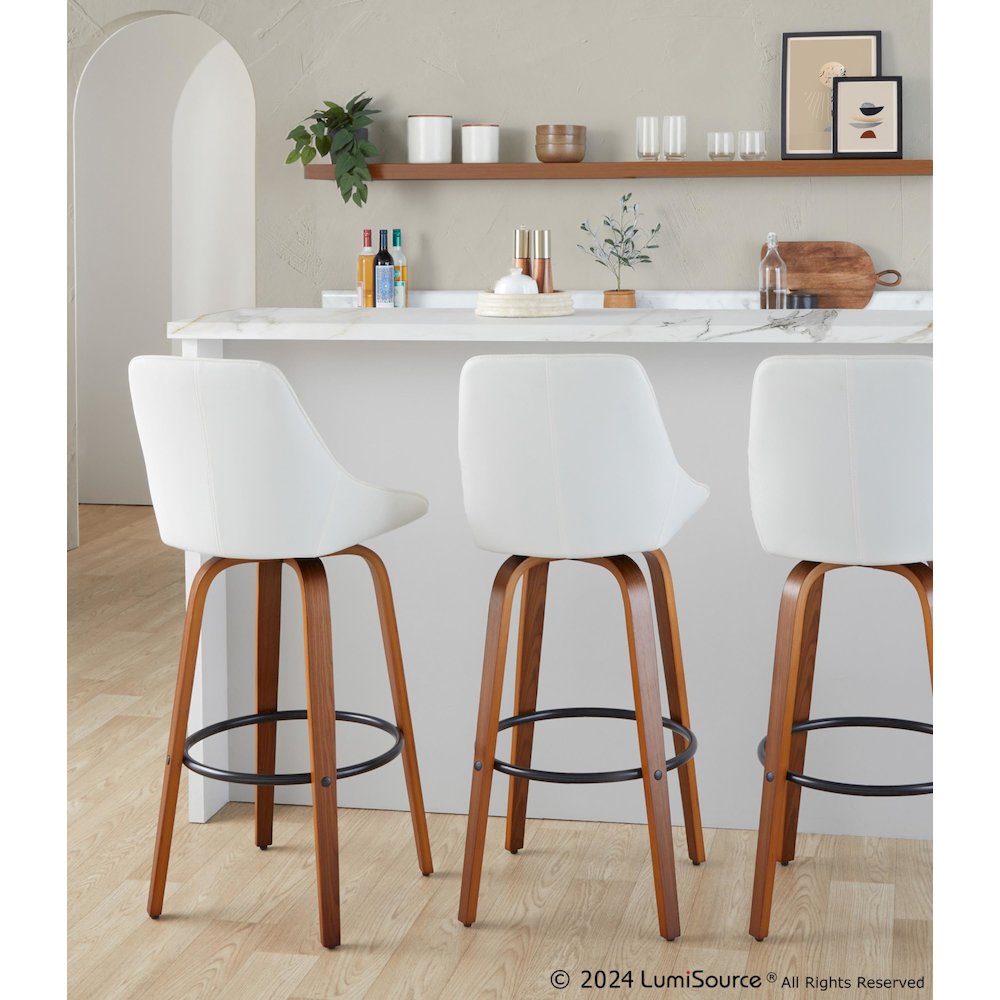 Diana 30" Fixed-Height Barstool - Set of 2