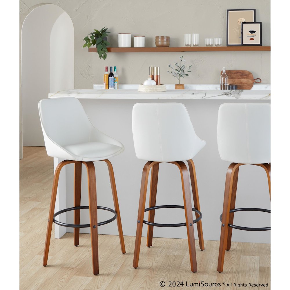 Diana 30" Fixed-Height Barstool - Set of 2