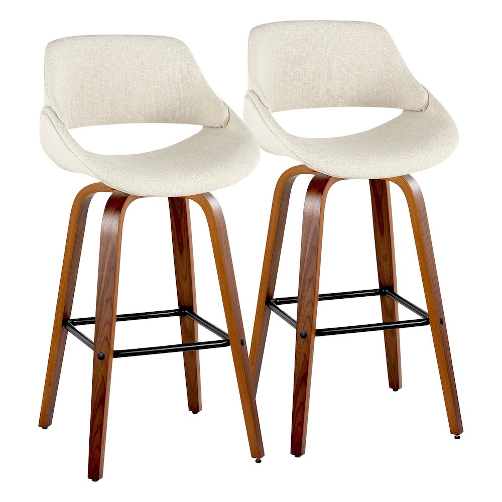 Fabrico 30" Fixed-Height Barstool - Set of 2
