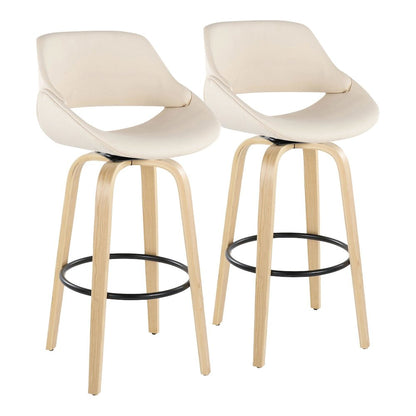 Fabrico 30" Fixed-Height Barstool - Set of 2