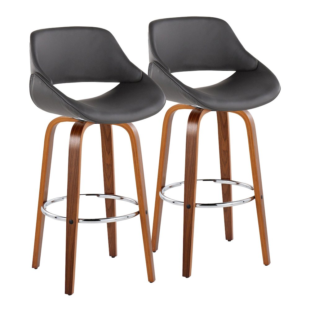 Fabrico 30" Fixed-Height Barstool - Set of 2