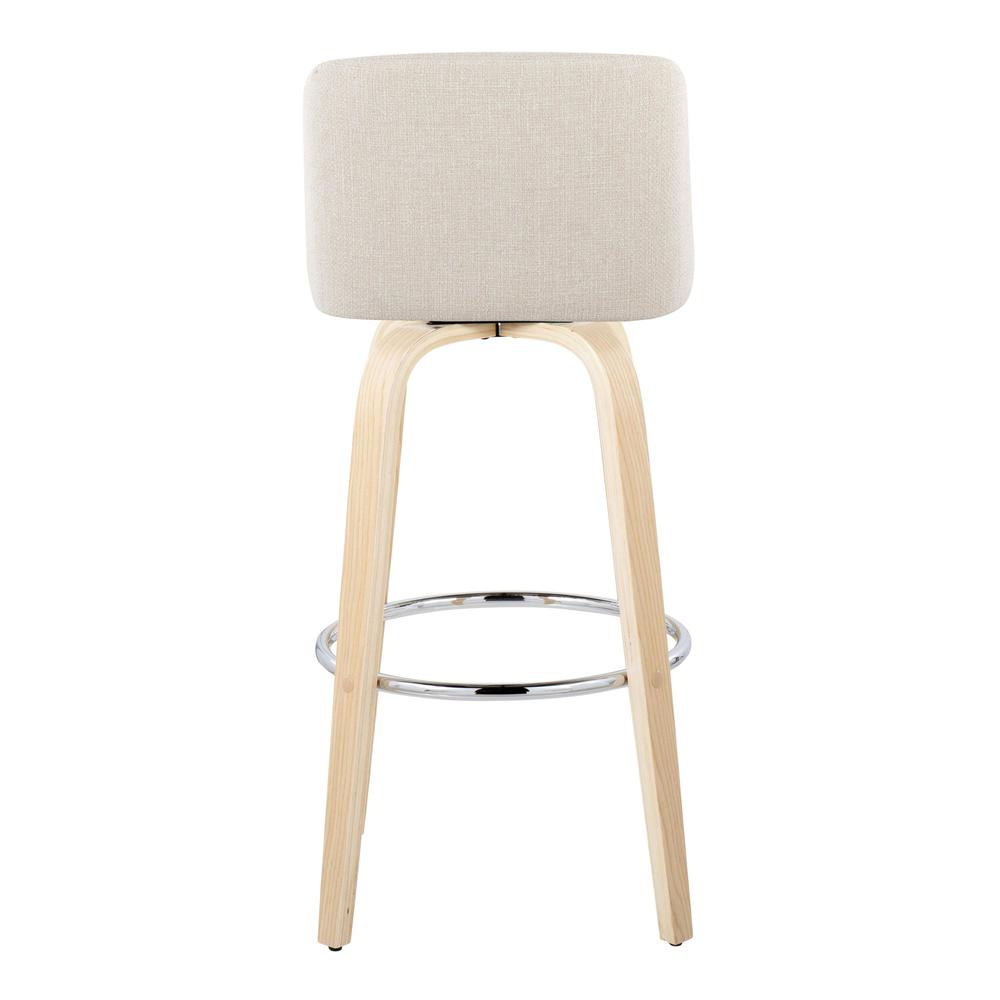 Brown Toriano 30" Fixed-Height Barstool - Set of 2