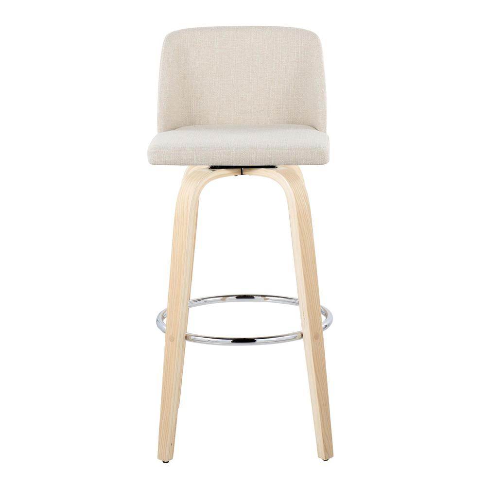 Brown Toriano 30" Fixed-Height Barstool - Set of 2