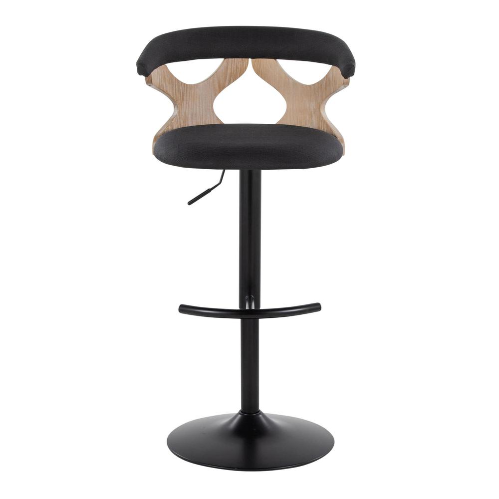 White Gardenia Adjustable Barstool - Set of 2