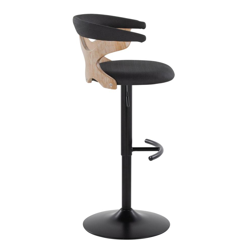 White Gardenia Adjustable Barstool - Set of 2