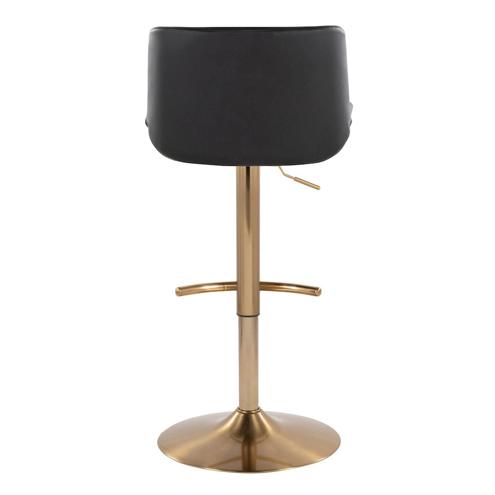 Santi Upholstered Adjustable Barstool - Set of 2