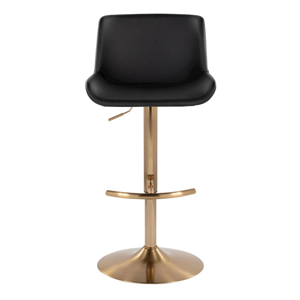 Santi Upholstered Adjustable Barstool - Set of 2