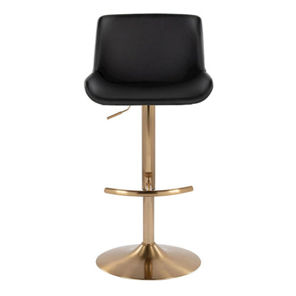 Santi Upholstered Adjustable Barstool - Set of 2