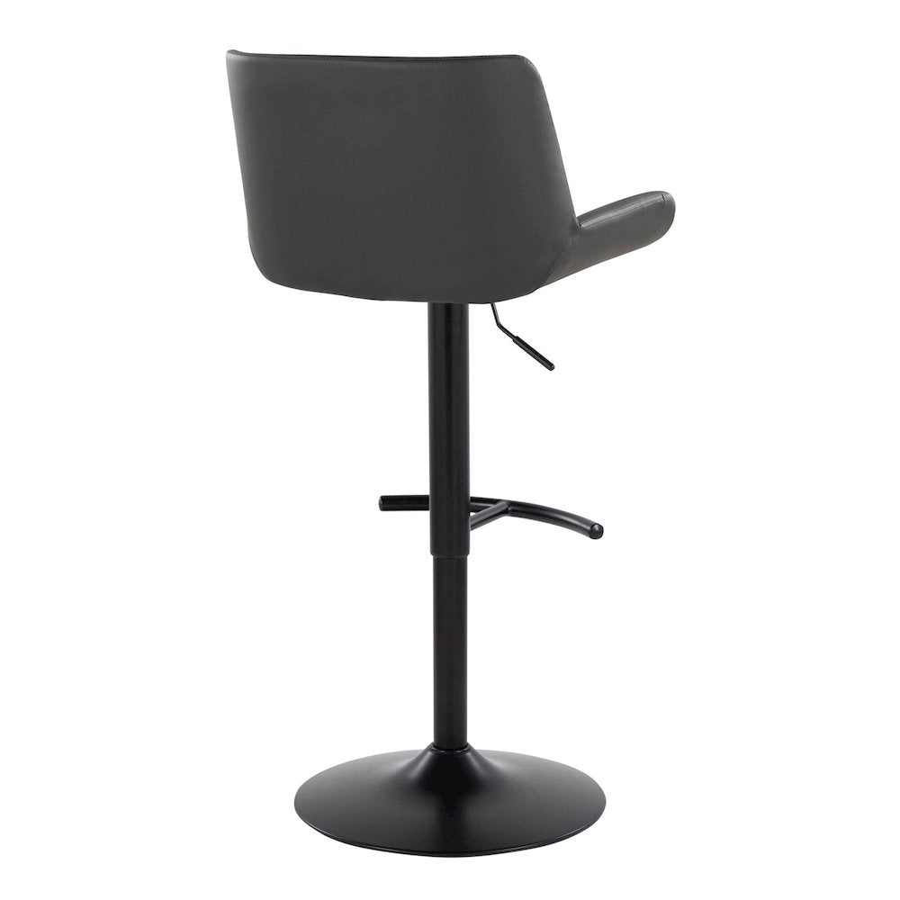 Santi Upholstered Adjustable Barstool - Set of 2