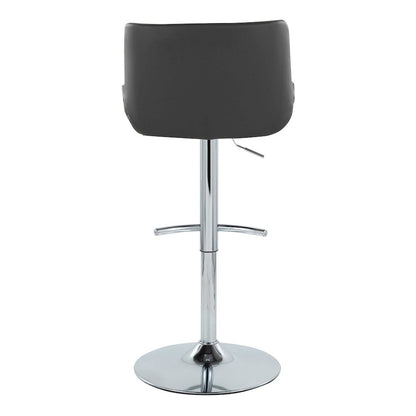 Santi Upholstered Adjustable Barstool - Set of 2