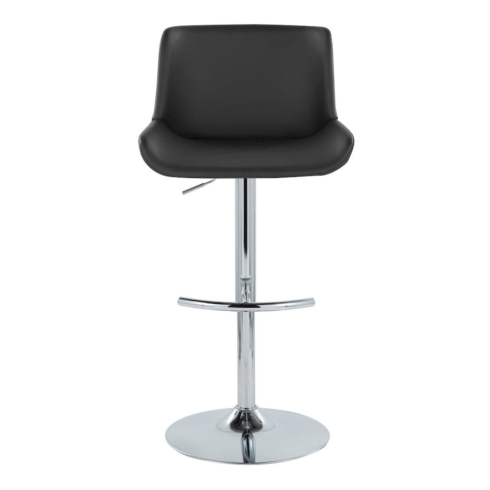 Santi Upholstered Adjustable Barstool - Set of 2