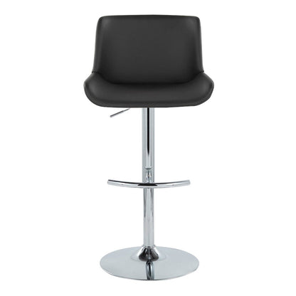 Santi Upholstered Adjustable Barstool - Set of 2