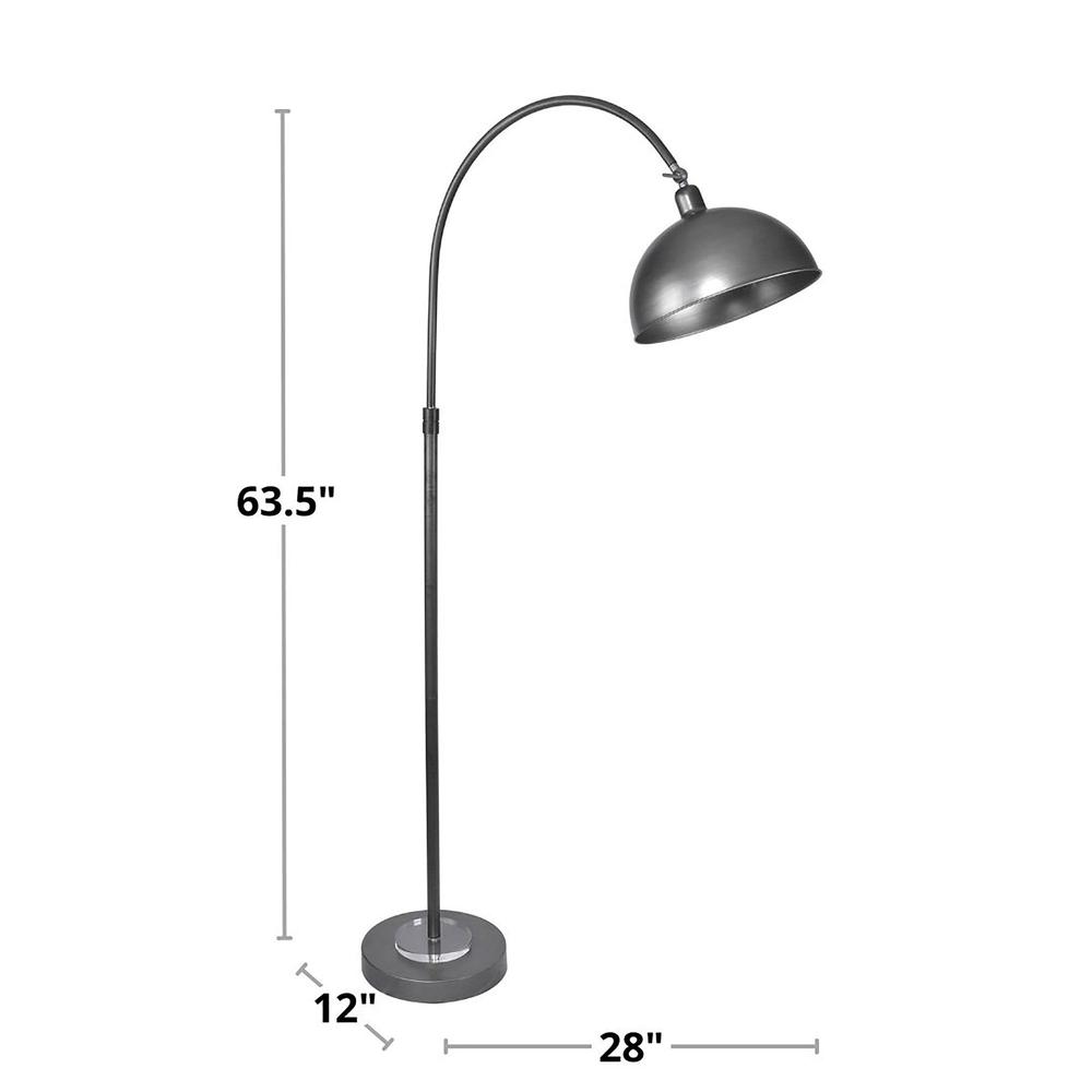 Gold Metal Emery Reader 64" Metal Floor Lamp