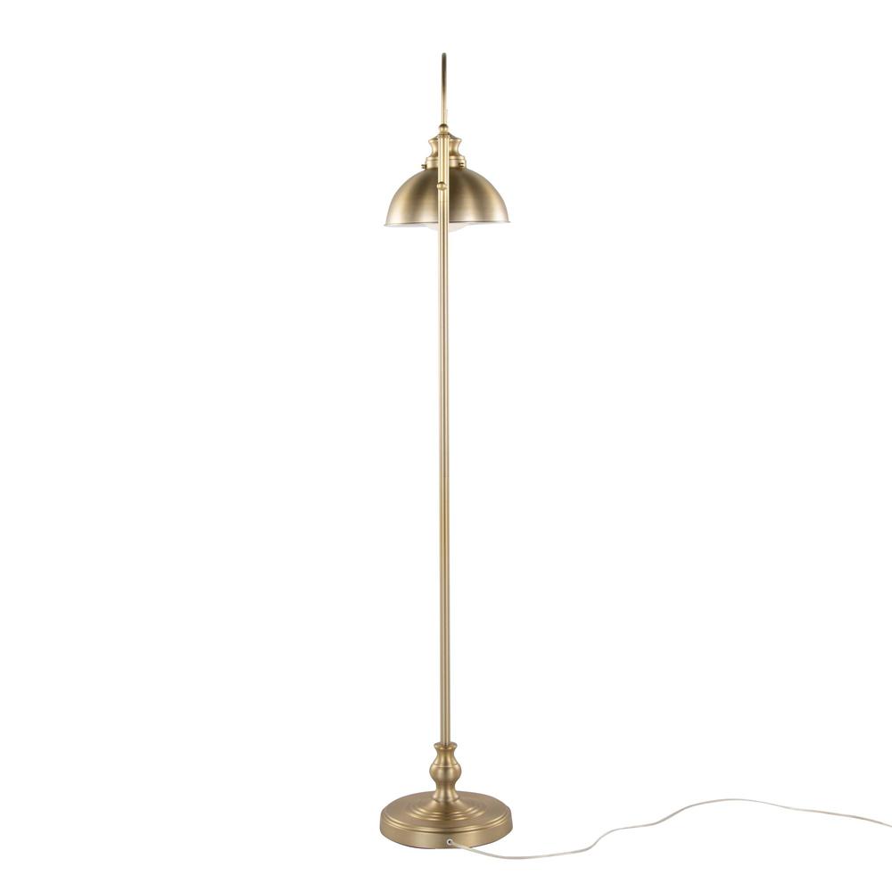 Gold Metal Emery Reader 64" Metal Floor Lamp