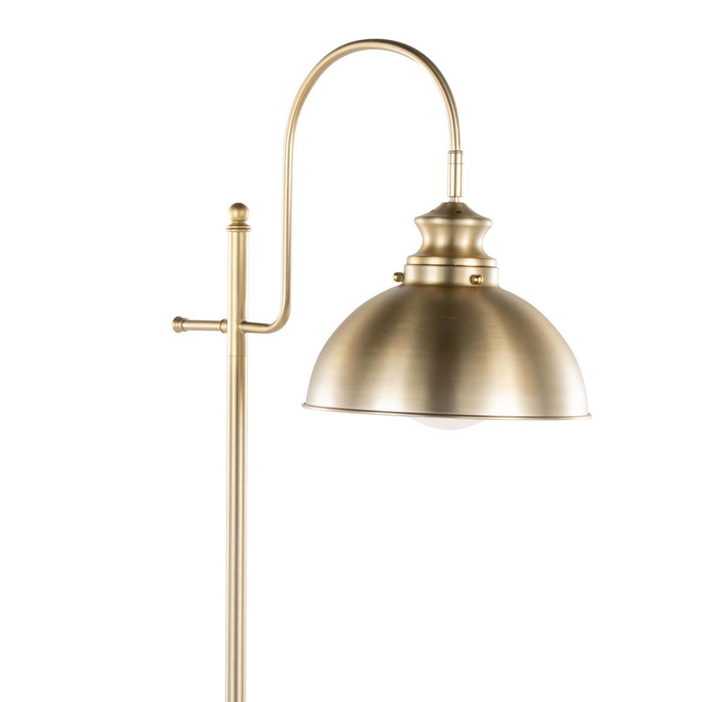 Gold Metal Emery Reader 64" Metal Floor Lamp