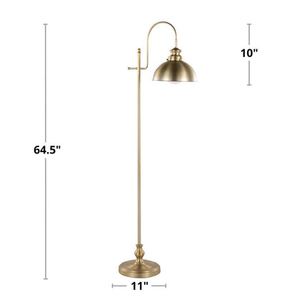 Gold Metal Emery Reader 64" Metal Floor Lamp