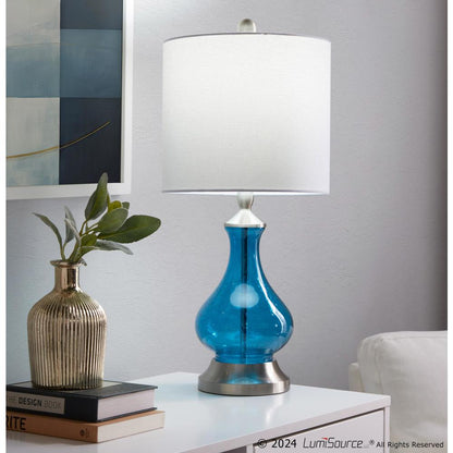 Jasmine 22" Glass Accent Lamp