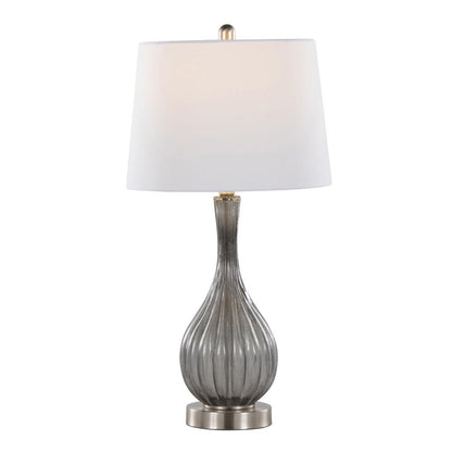 Clear Jenny 27" Glass Table Lamp - Set of 2