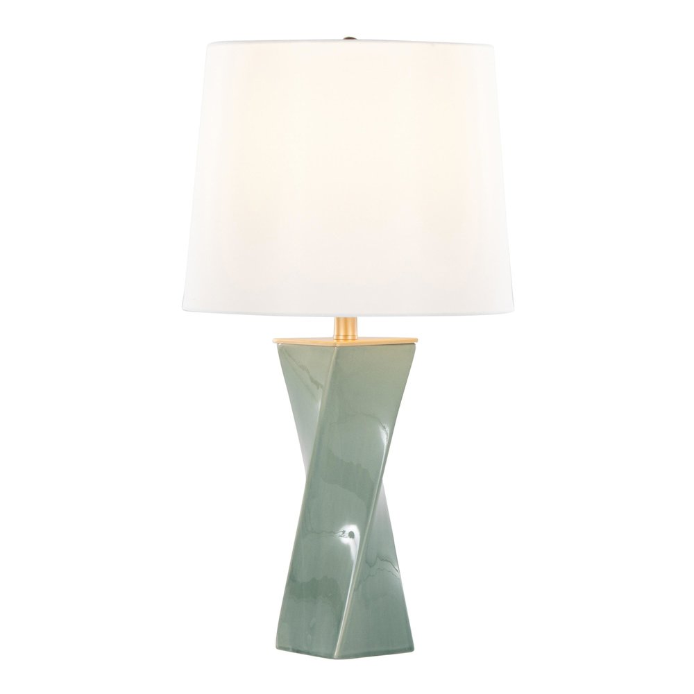 Curvo Square 27" Ceramic Table Lamp