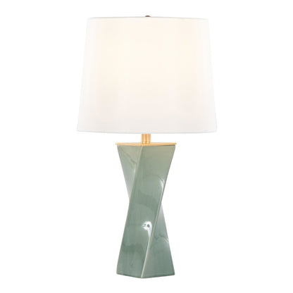 Curvo Square 27" Ceramic Table Lamp