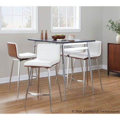 Marcel-Mason Swivel Counter Height Dining Set - 5 Piece