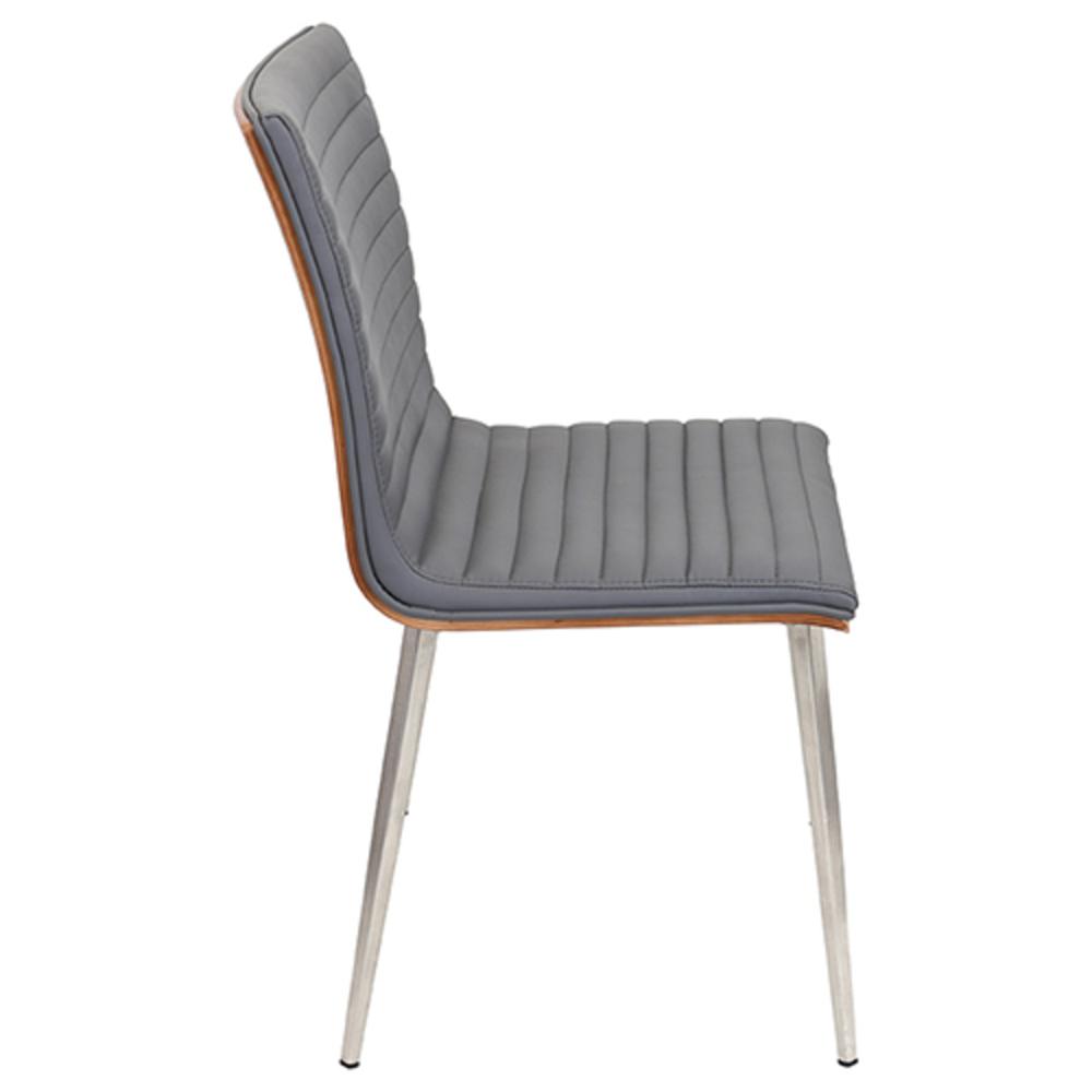 Walnut, Grey Mason Swivel Chair - Set of 2