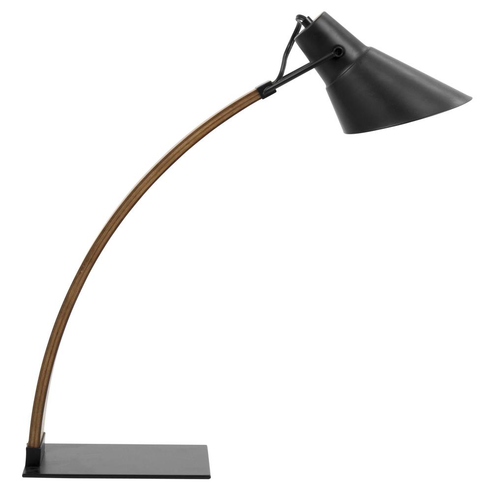 Walnut, Black Noah Table Lamp