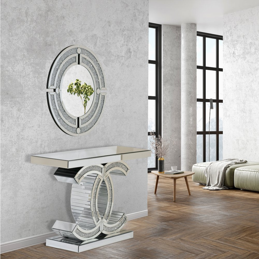 Round Glass Mirror
