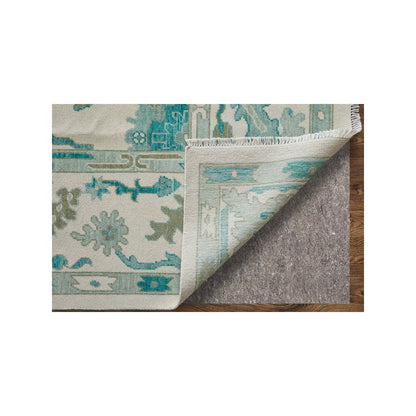 Karina Transitional Floral & Botanical, Green/Ivory, 7'-9" x 9'-9" Area Rug