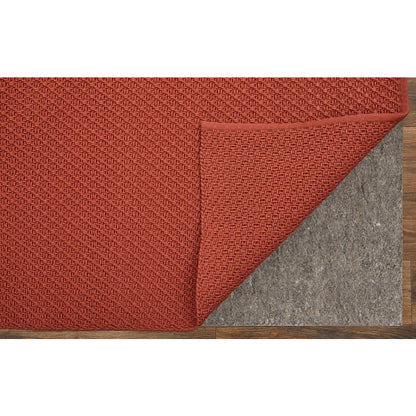 Tito Modern Solid, Red, 9' x 12' Area Rug