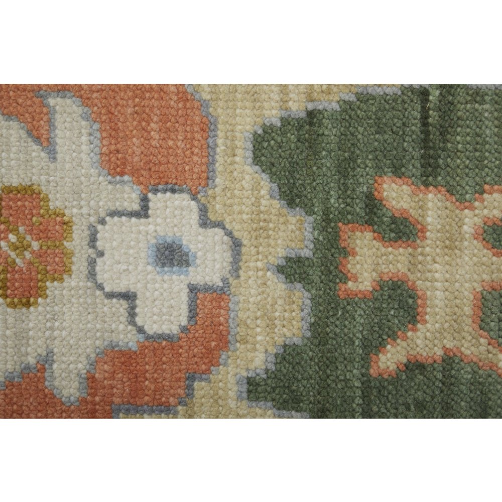 Karina Transitional Floral & Botanical, Ivory/Gold/Green, 2' x 3' Accent Rug