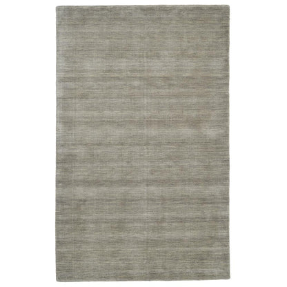 Luna Hand Woven Marled Wool Rug, Light/Warm Gray, 3ft-6in x 5ft-6in Accent Rug, 5798049FLGY000C50
