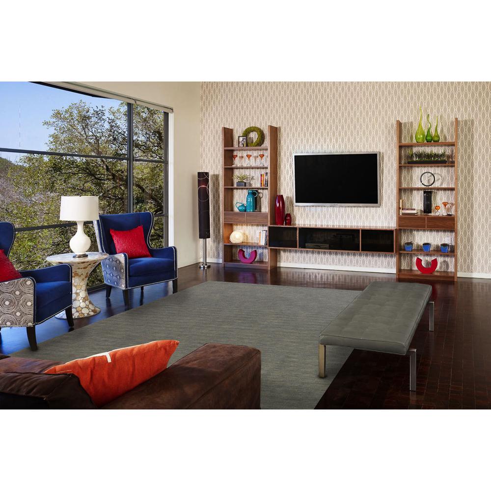 Luna Hand Woven Marled Wool Rug, Light/Warm Gray, 3ft-6in x 5ft-6in Accent Rug, 5798049FLGY000C50