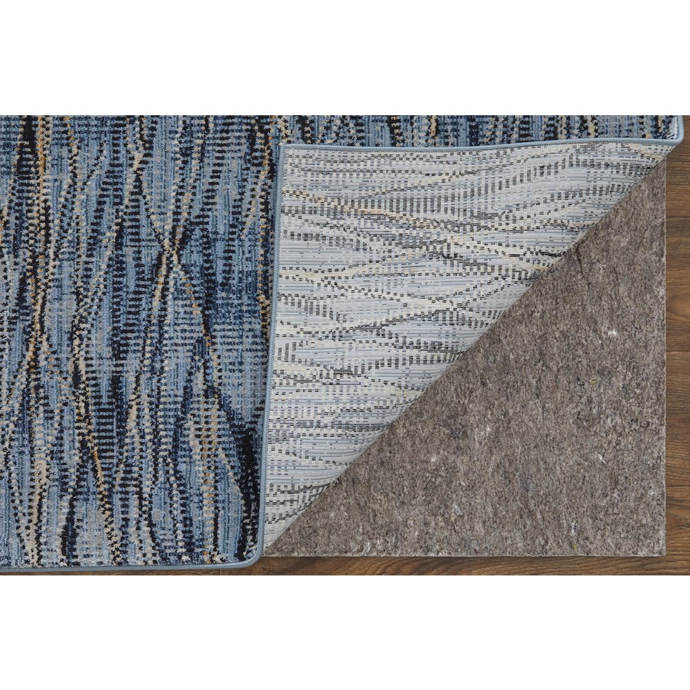Sonora Modern Abstract, Blue/Ivory/Tan, 9'-0" x 12'-8" Area Rug