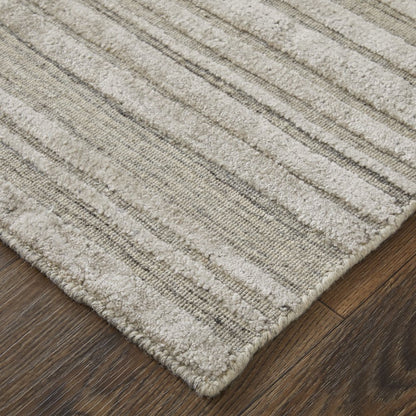 Elias Modern Abstract, Brown/Blue/Tan, 2' x 3' Accent Rug