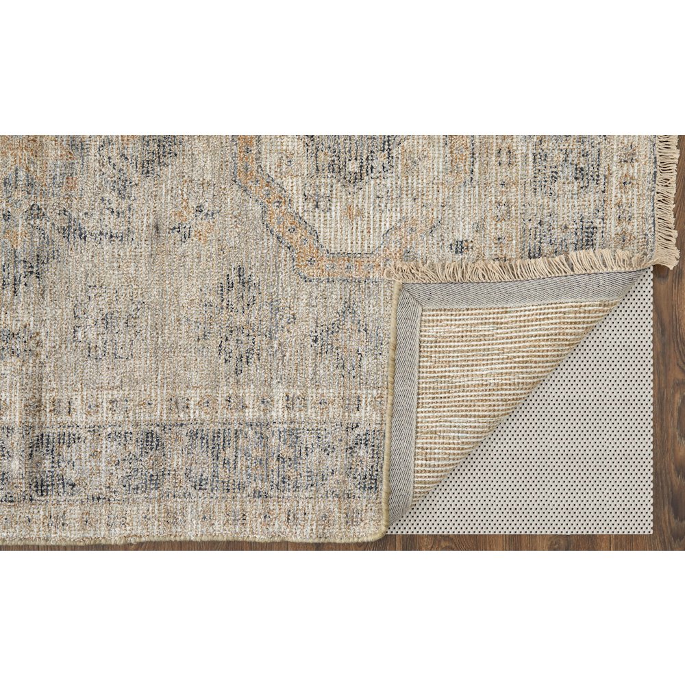 Caldwell Vintage Space Dyed Wool Rug, Latte Tan/Beige, 10ft x 14ft Area Rug, 8798798FSND000H00