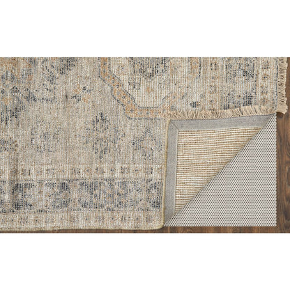 Caldwell Vintage Space Dyed Wool Rug, Latte Tan/Beige, 10ft x 14ft Area Rug, 8798798FSND000H00