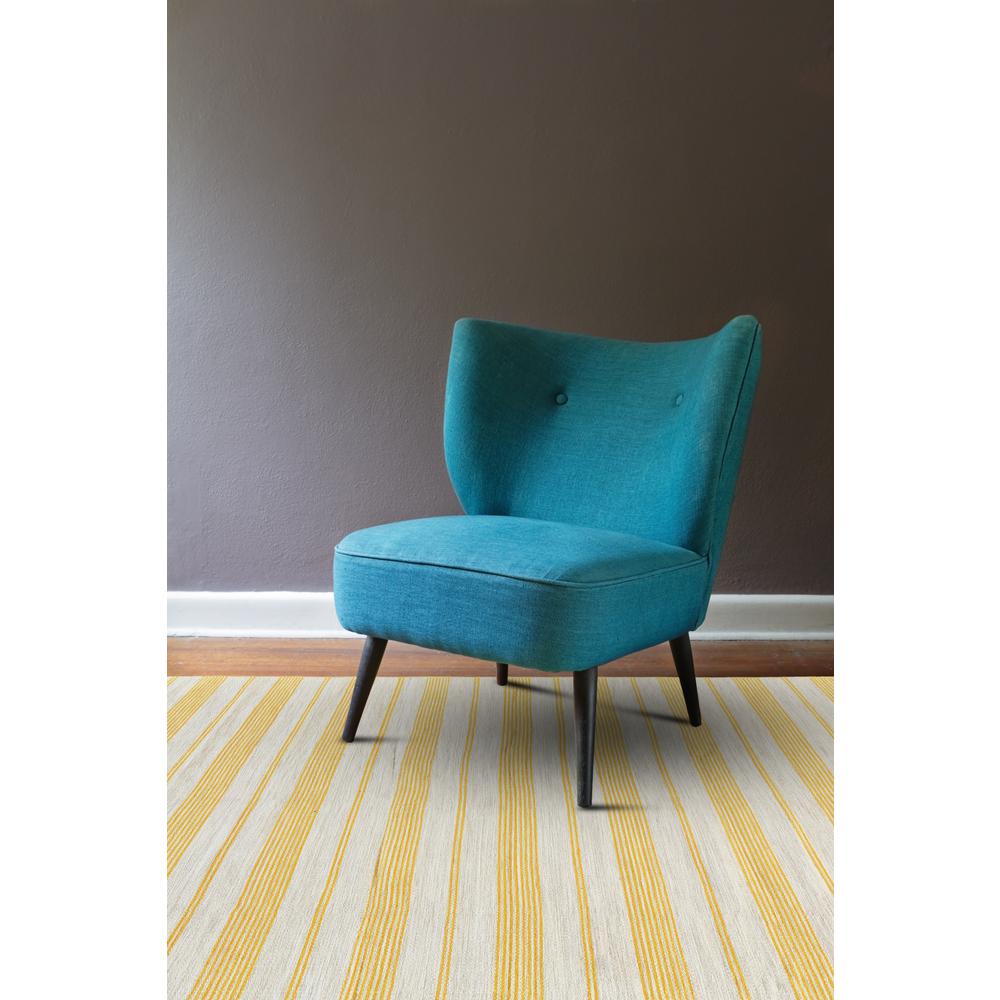 Duprine Eco-Friendly PET Rug, Outdoor, Sun Yellow 4ft x 6ft Accent Rug, 7220560FGLD000C00