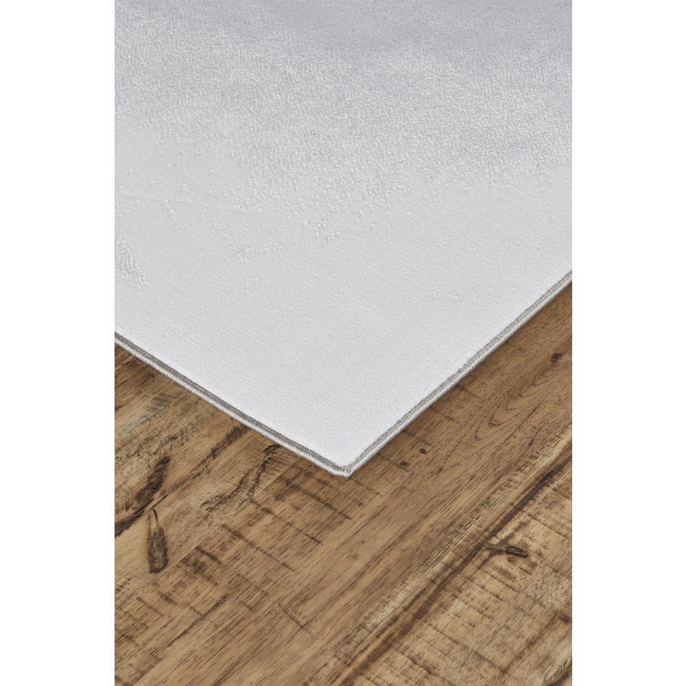 Gaspar Contemorary Abstract Rug, White/Ice Blue, 1ft-8in x 2ft-10in Accent Rug, 7873838FGRYWHTP18